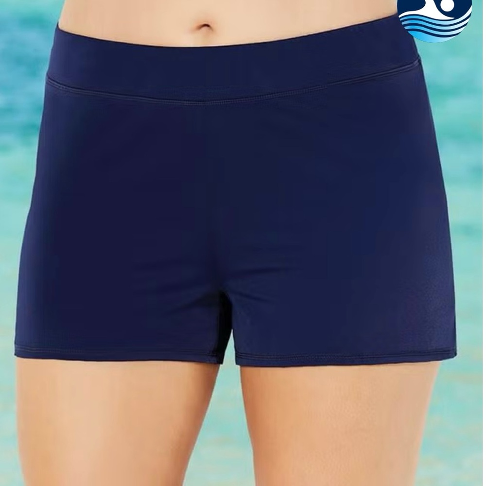 Swimsuits For All Chlorine Resistant Full Coverage Banded Swim Shorts